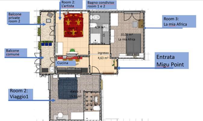 Migu Point Intero Appartamento Pise Extérieur photo